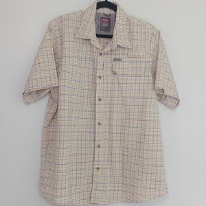 WRANGLER outdoor XL button down Tshirt yellow